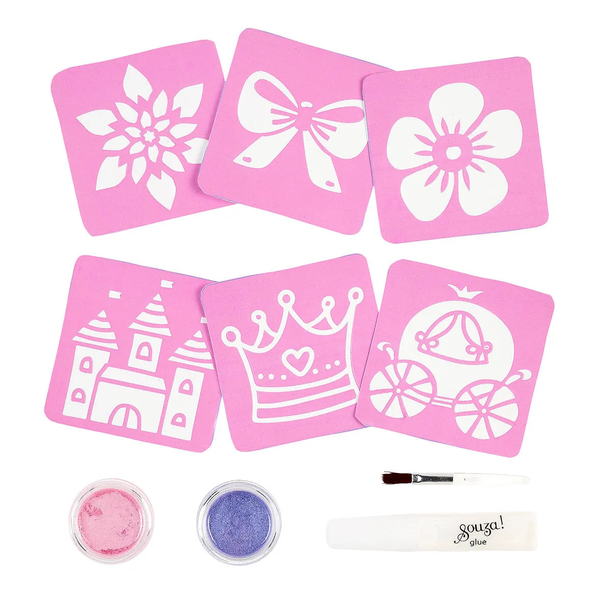Souza! Princess set tatuaggi glitter 1 pz