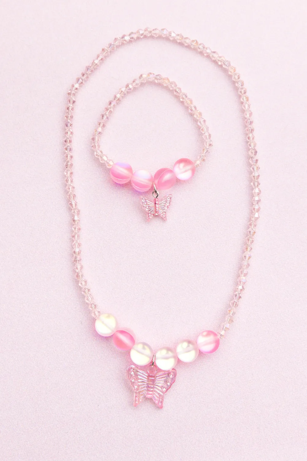 Great Pretenders Boutique Holo Pink Crystal bracciale