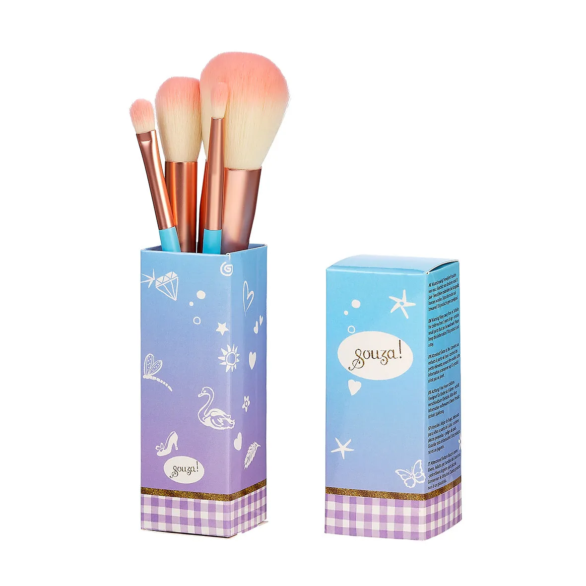 Souza! Brush Set pennelli trucco naturali