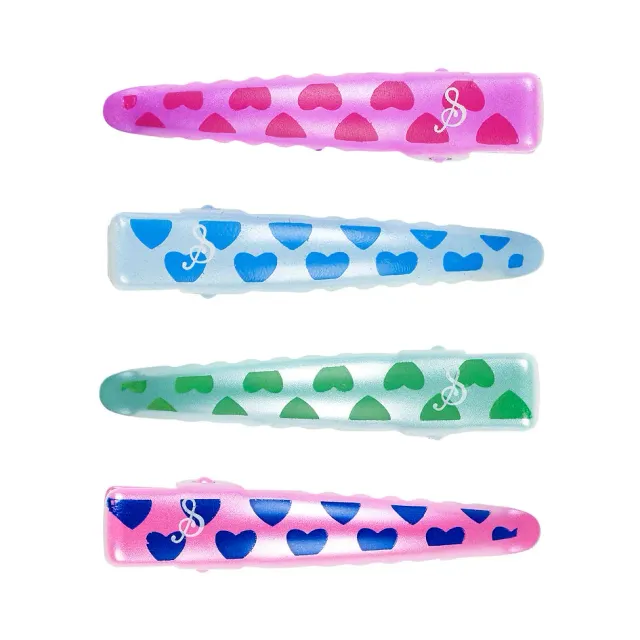 Souza Jolie mollette capelli bambina cuori 4 pezzi