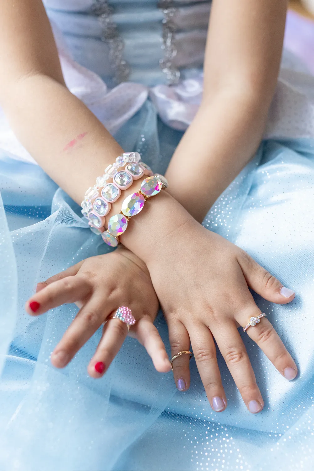 Great Pretenders Boutique Chic Swiftie Pink Gem Bracelet bracciale rosa