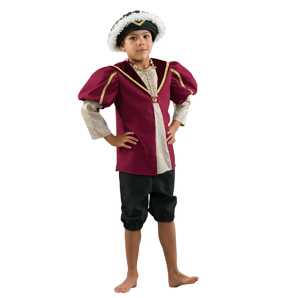 PRETEND TO BEE Costume Enrico VIII bambino tunica