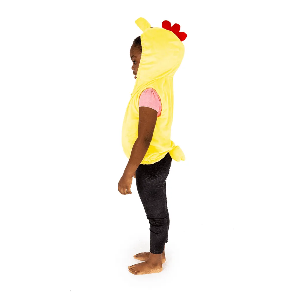 Pretend to Bee Costume Pollo Giallo con Cappuccio 3-7 Anni