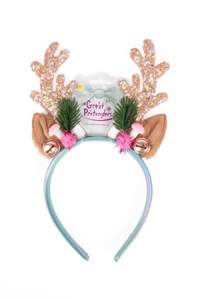 Great Pretenders Pink Holiday Rudolph cerchietto renna