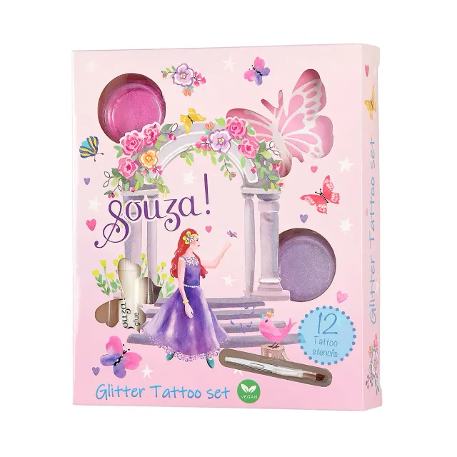 Souza! Animals set tatuaggi glitter animali