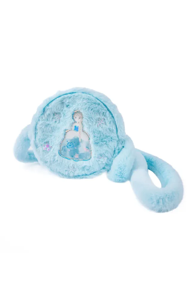 Great Pretenders Sisters Forever borsetta pelosa blu