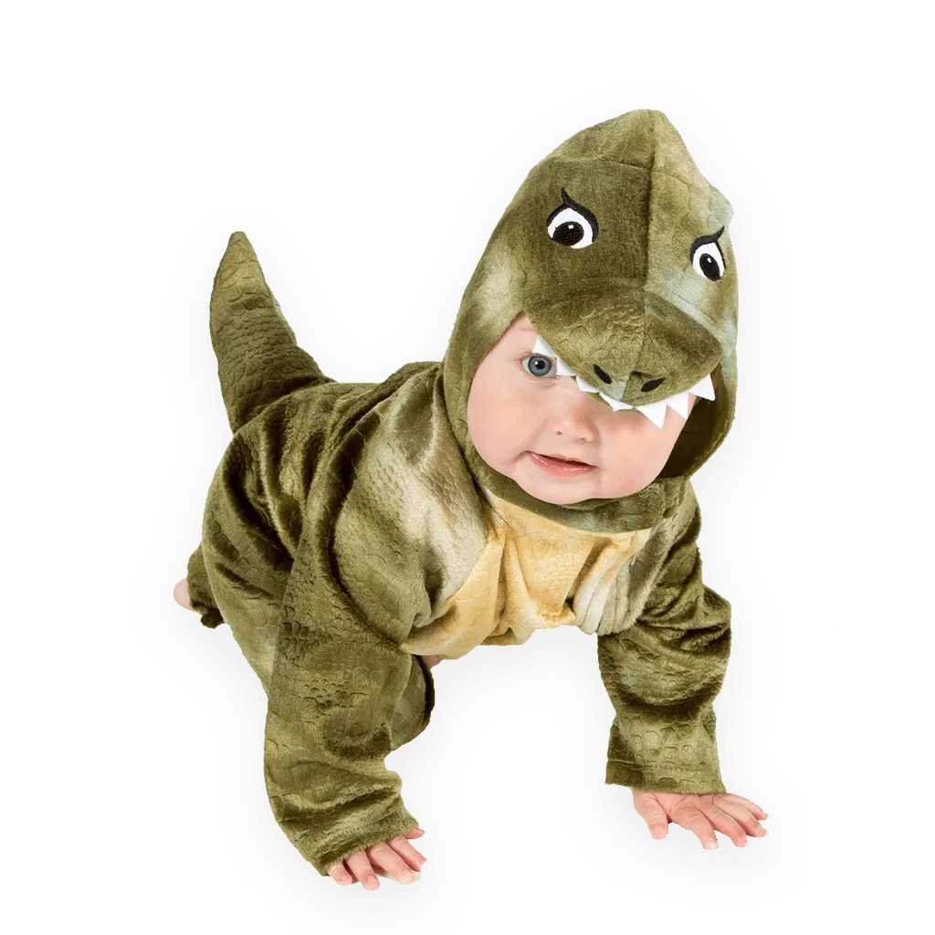 Pretend to Bee Baby Triceratops tuta neonato blu