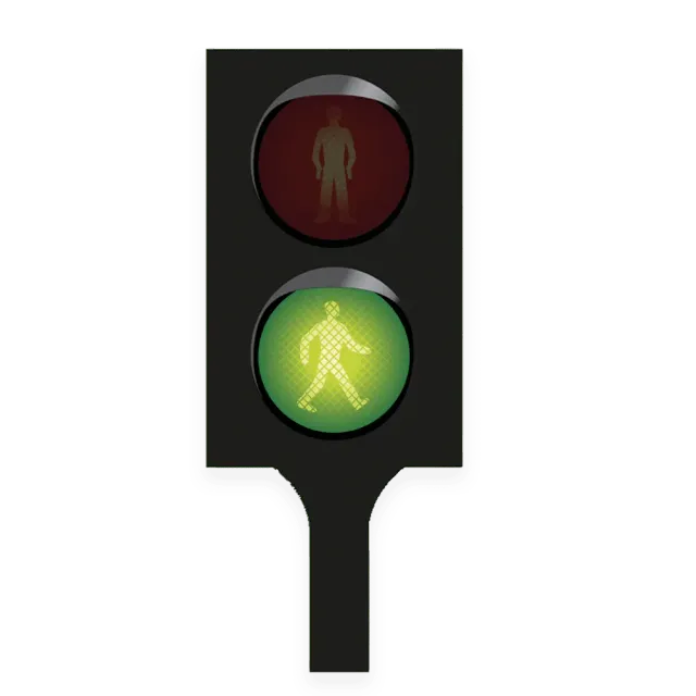 PRETEND TO BEE Pedestrian Crossing Light Sign segnale pedonale gioco