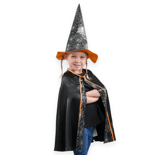 Pretend to Bee Witch costume strega bambina con cappello 3-7