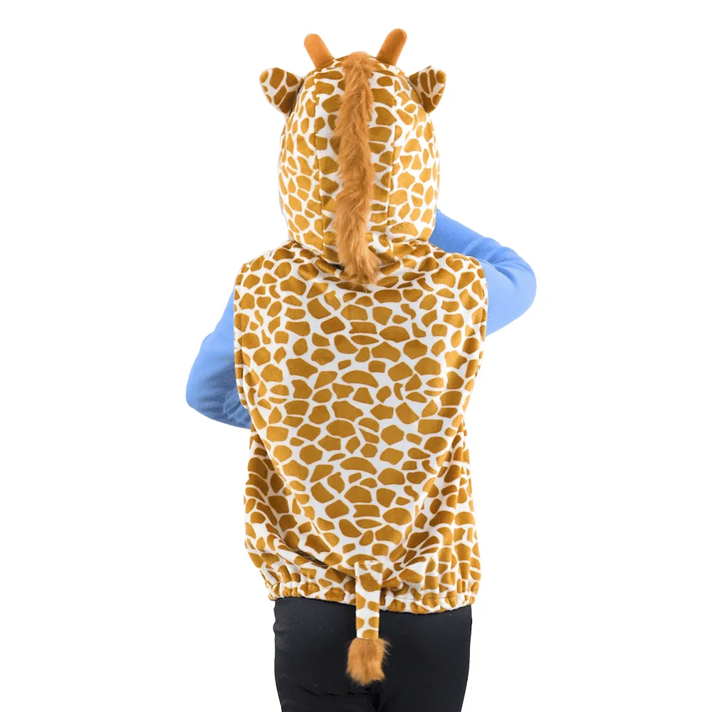 Pretend to Bee Giraffa costume bambino beige 3-7 anni in velluto