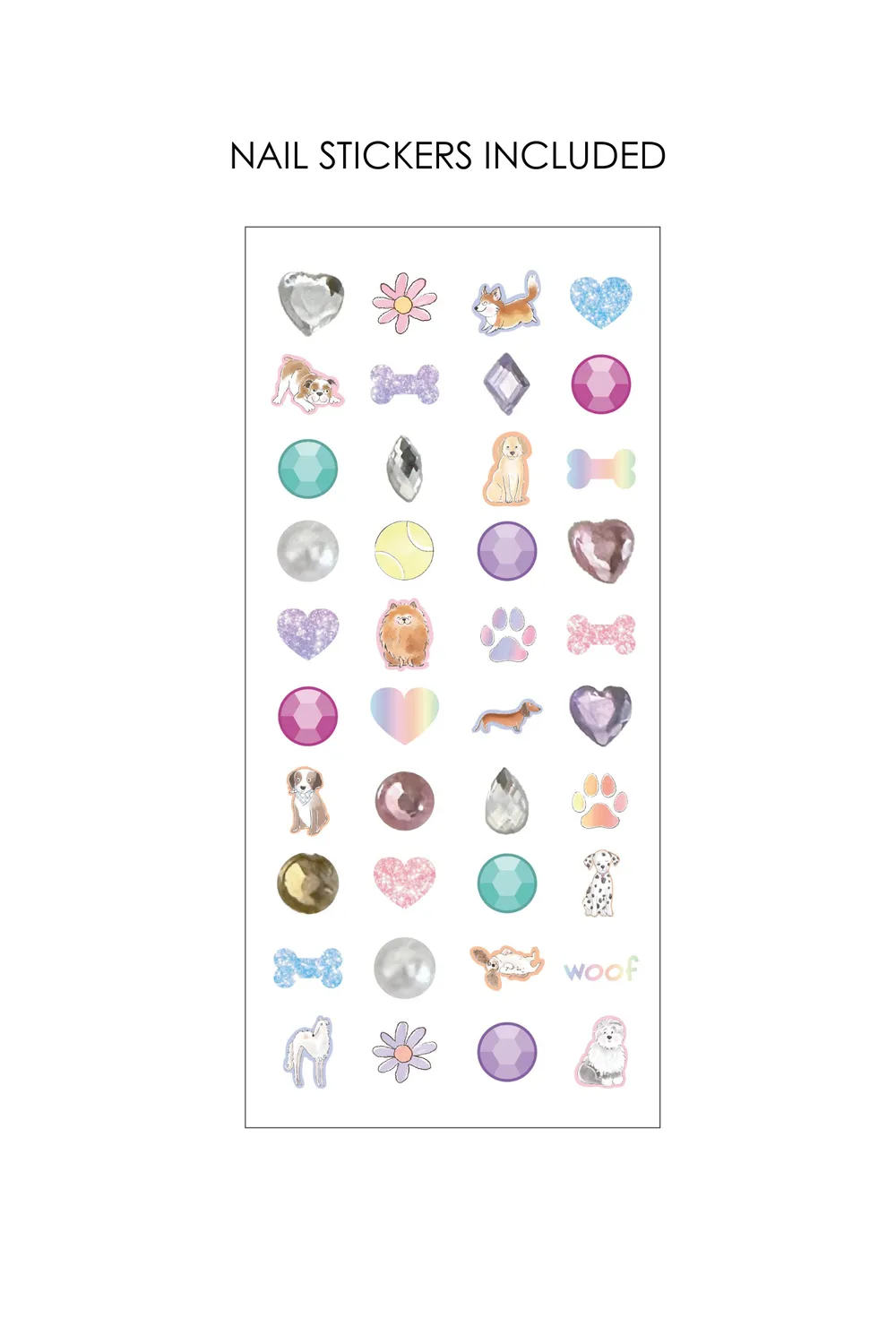 Great Pretenders Paw-some set smalto stickers cane