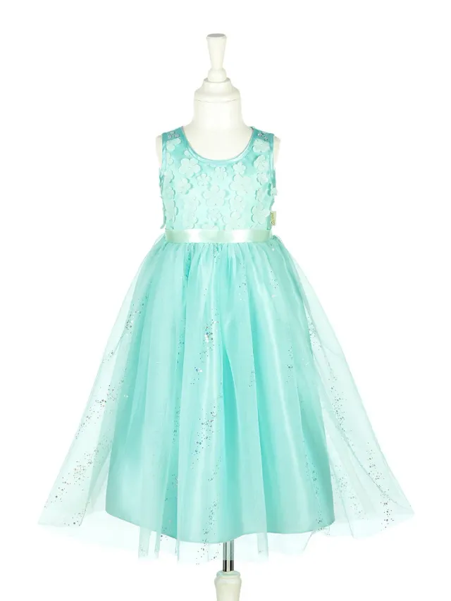Souza! Florine vestito principessa blu verde