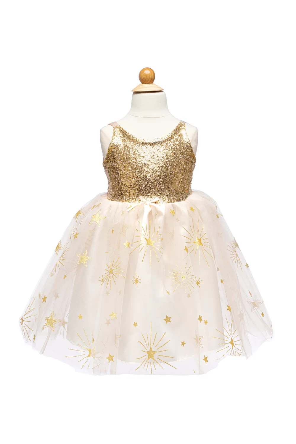 Great Pretenders Glam Party vestito oro paillettes stelle