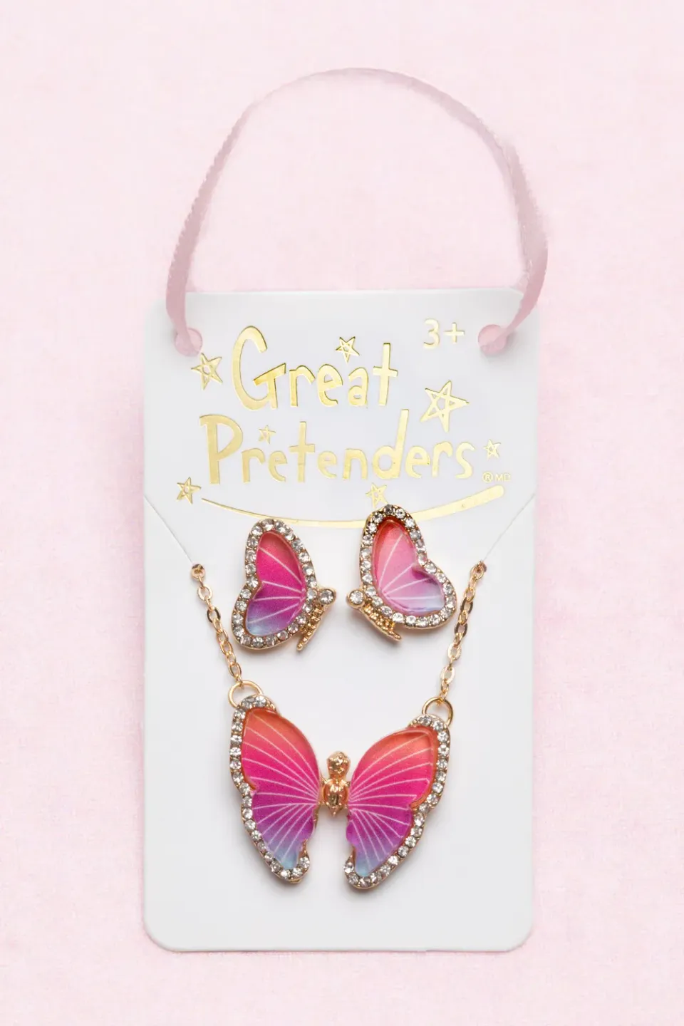 Great Pretenders Boutique Butterfly set collana e orecchini farfalla