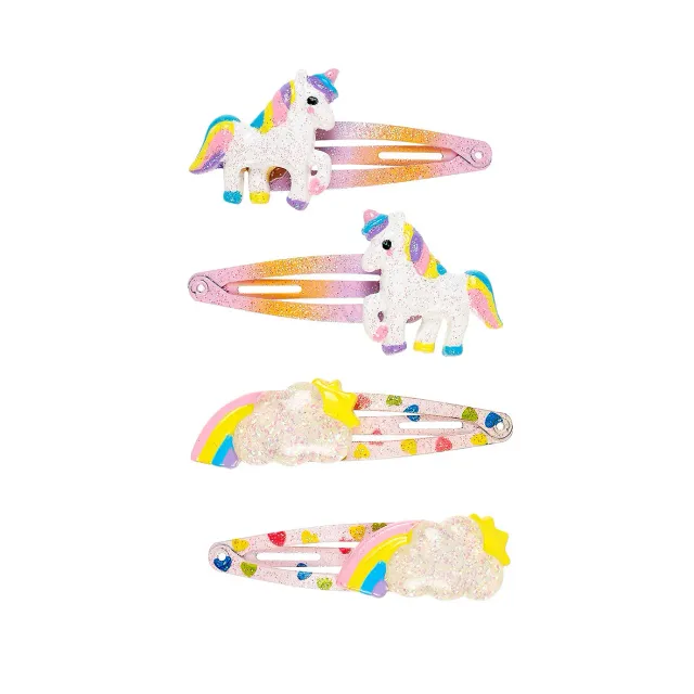 Souza Silka Unicorn mollette 4 pezzi multicolore