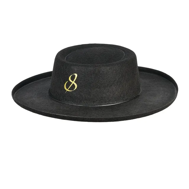 Souza! Cappello Zorro costume nero bambino