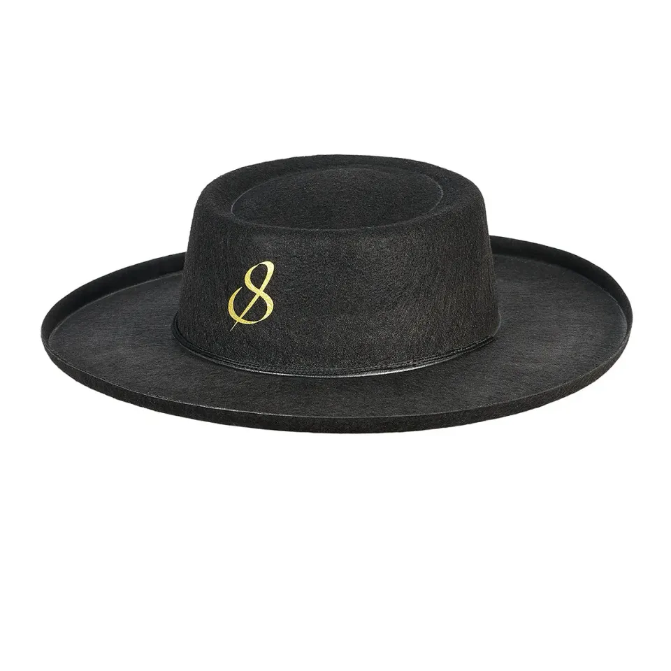 Souza! Cappello Zorro costume nero bambino