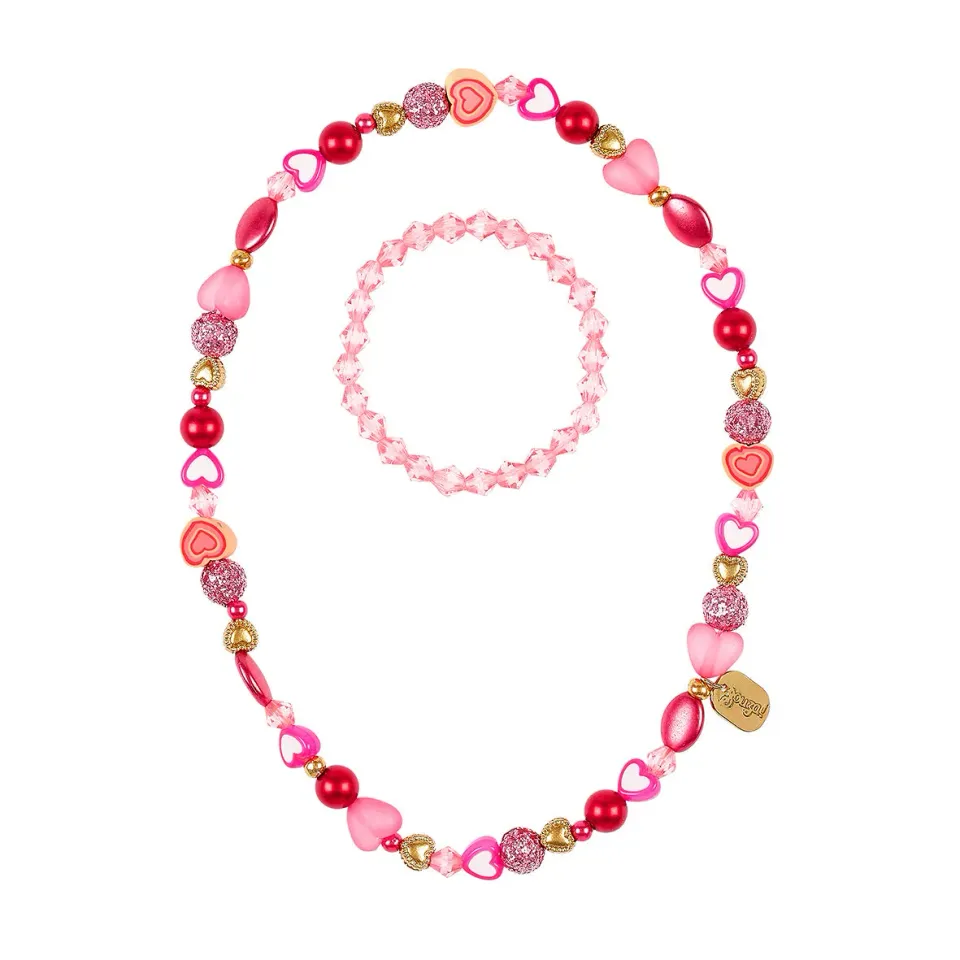 Souza! Lyse Heart set collana 36 cm + bracciale