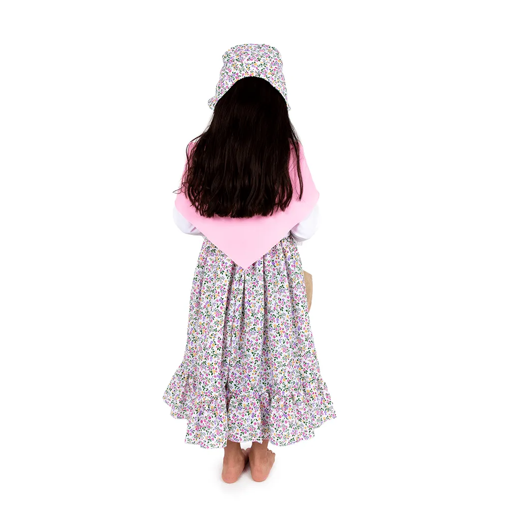 PRETEND TO BEE Victorian Flower Seller costume fioraia poliestere