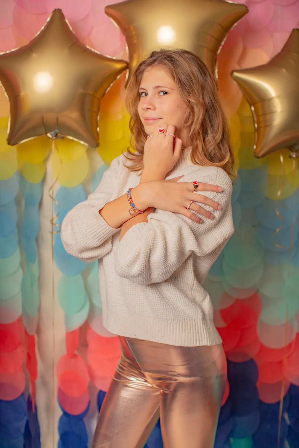 Great Pretenders Boutique Chic Heart of Gold bracciale bimba cuore