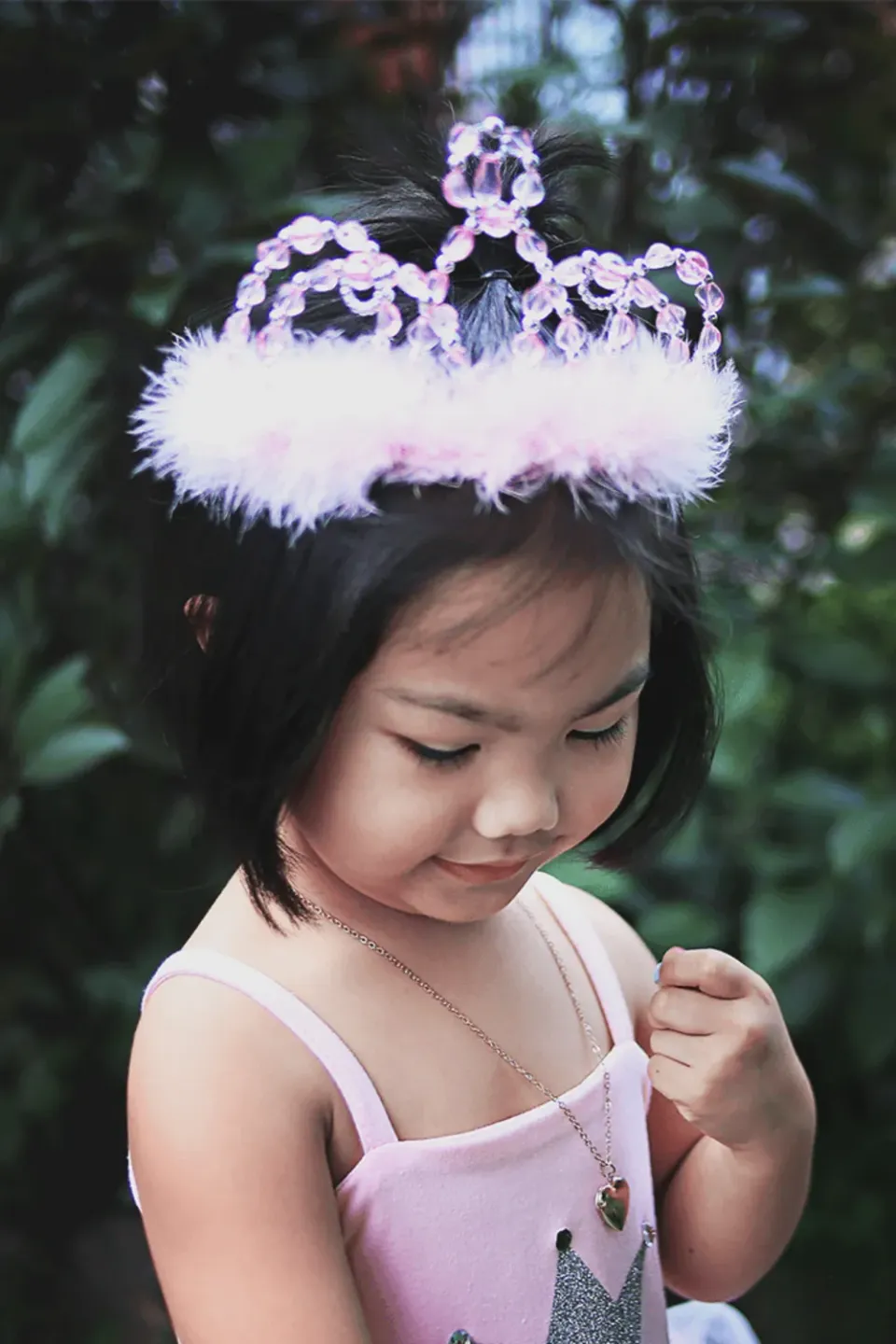 Great Pretenders Princess corona rosa argento bambina