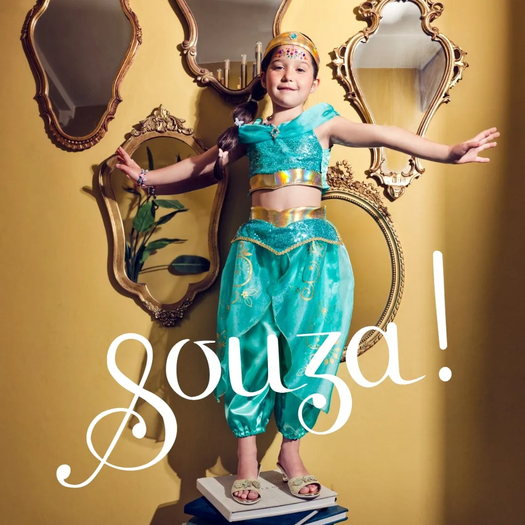 Souza! Amira Princess Dance Set costume principessa turchese