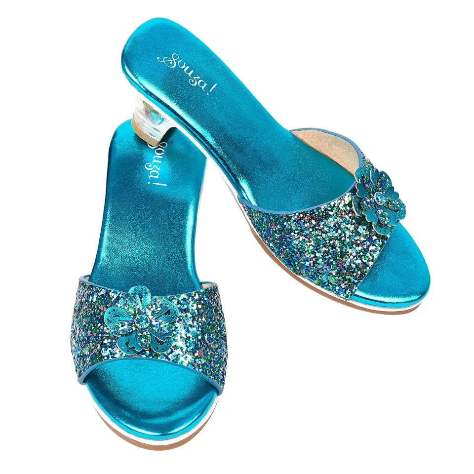 Souza! Annelle scarpine principessa blu metallizzato