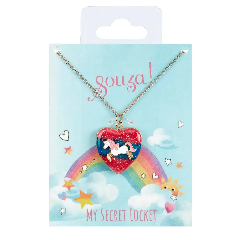 Souza Xena Heart Unicorn collana cuore bambina