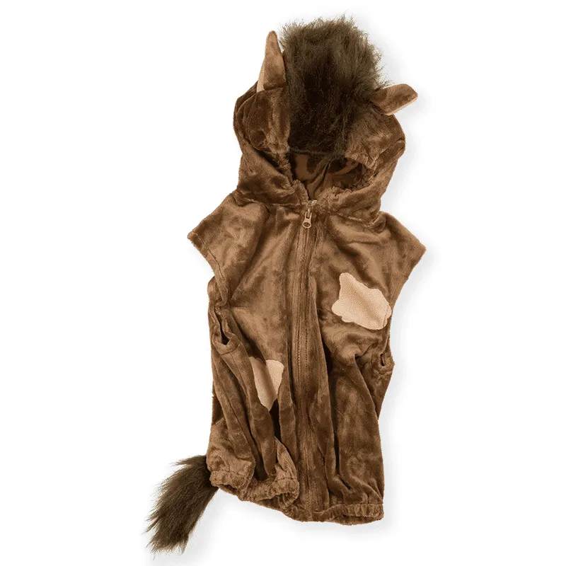 Pretend to Bee Cavallo costume bambino marrone 3-7 anni in velluto
