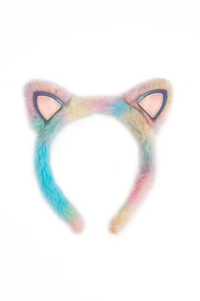 Great Pretenders Rainbow Furry Kitty cerchietto gatto arcobaleno