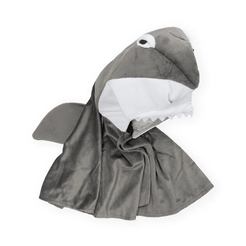 Pretend to Bee Shark mantello squalo grigio con pinna