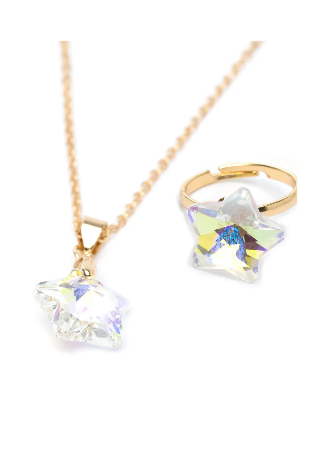 Great Pretenders Boutique Holographic Star set gioielli stella