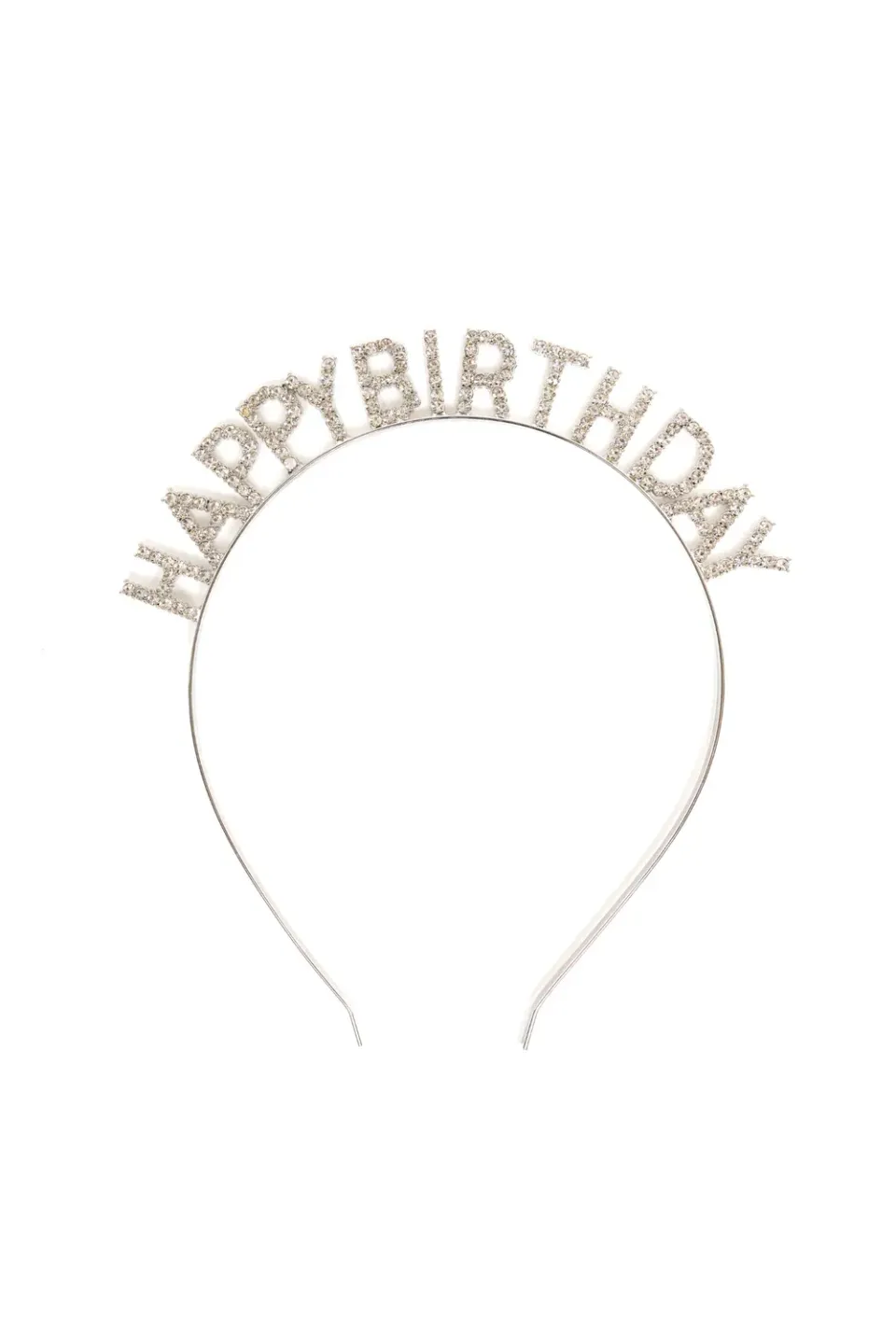 Great Pretenders Happy Birthday cerchietto strass compleanno