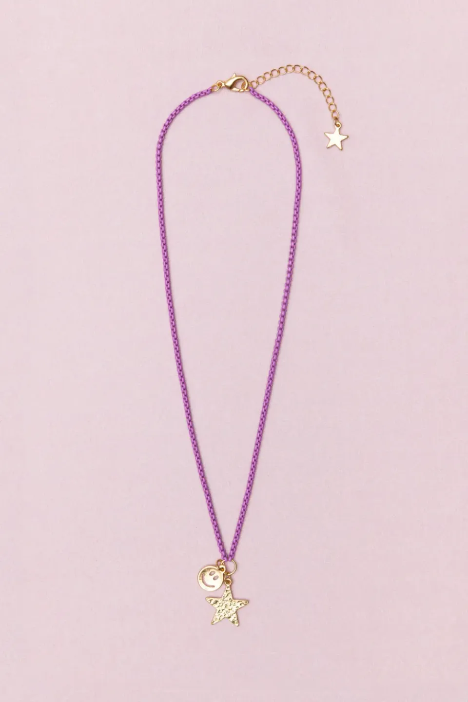 Great Pretenders Boutique Chic Starshine Smiles collana viola