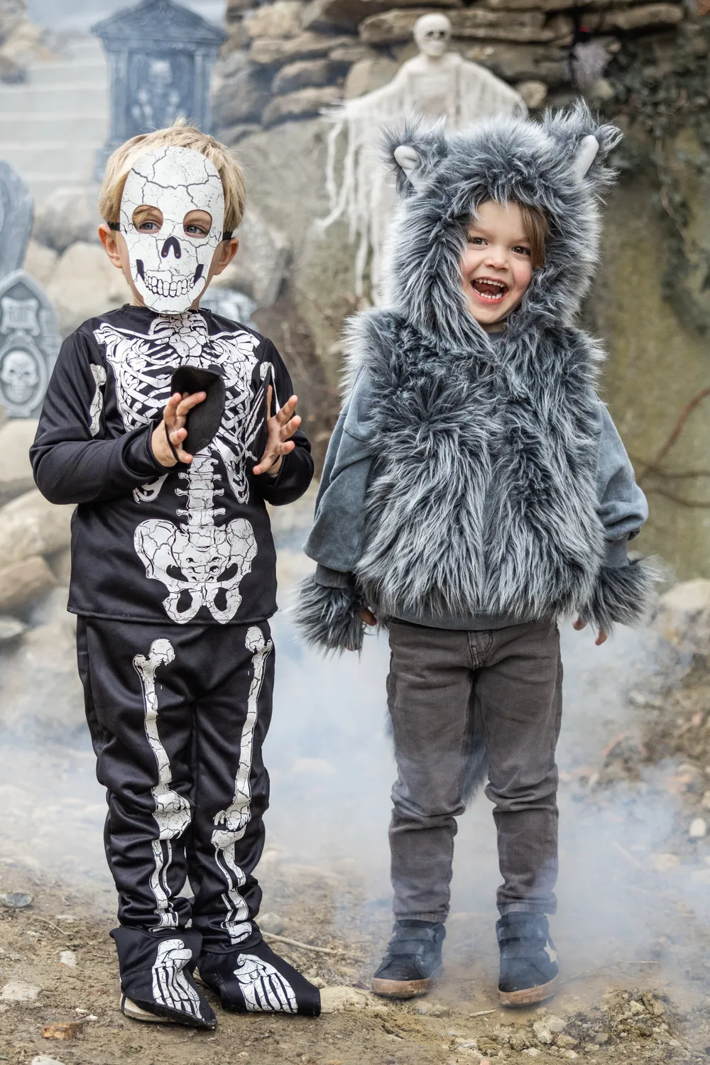Great Pretenders Big Bad Wolf gilet travestimento lupo con guanti
