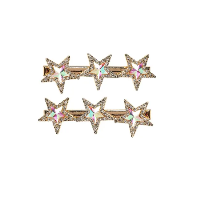 Souza Lyra mollette stella oro 2 pz bambina
