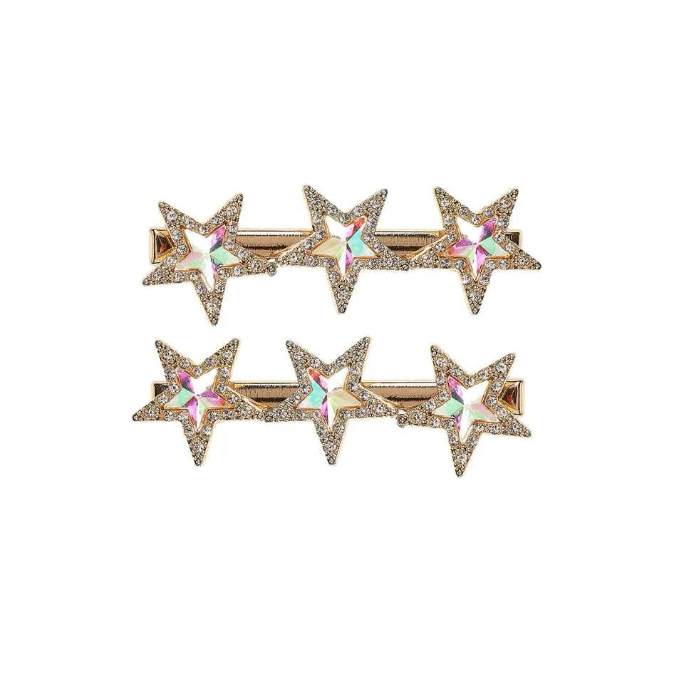 Souza Lyra mollette stella oro 2 pz bambina
