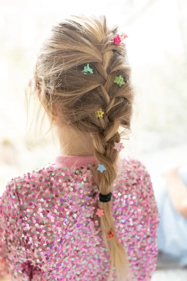 Great Pretenders Rainbow Star Mini mollettine capelli 10 pz
