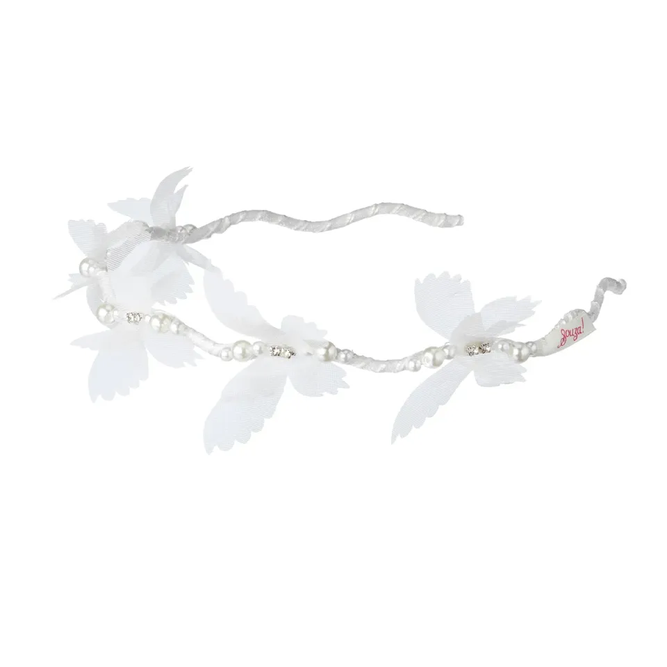 Souza Famke Butterfly diadema bianco 1 pezzo