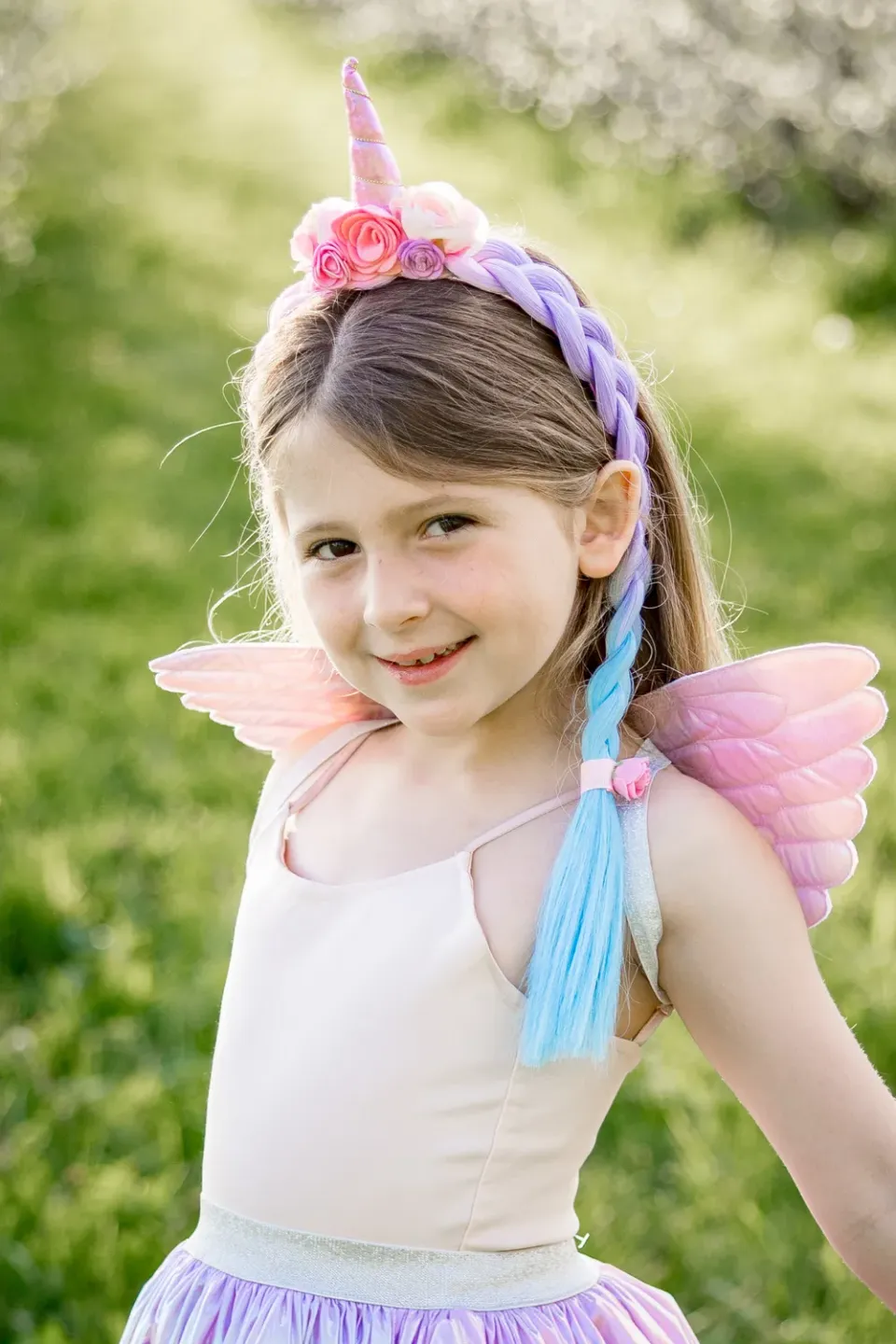 Great Pretenders Unicorn Princess treccia capelli
