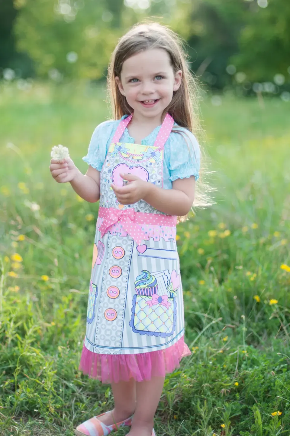 Great Pretenders Colour-An-Apron grembiule cuoco 5-6 anni