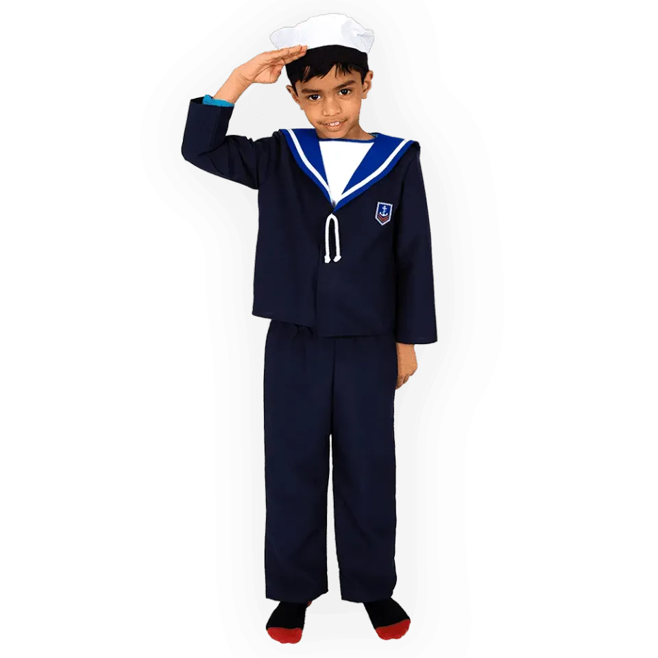 PRETEND TO BEE Sailor costume marinaio bambino ecologico