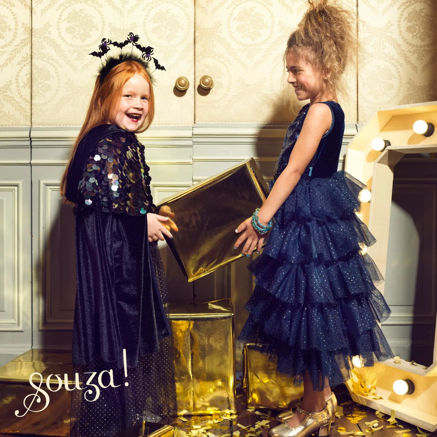 Souza! Bella mantello strega nero