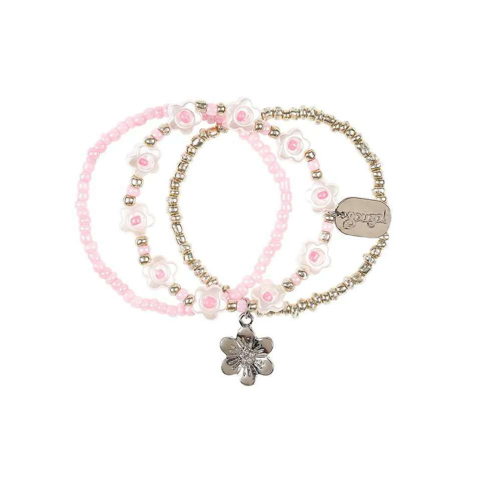 Souza! Suus bracciale bambina perline fiore 15 cm