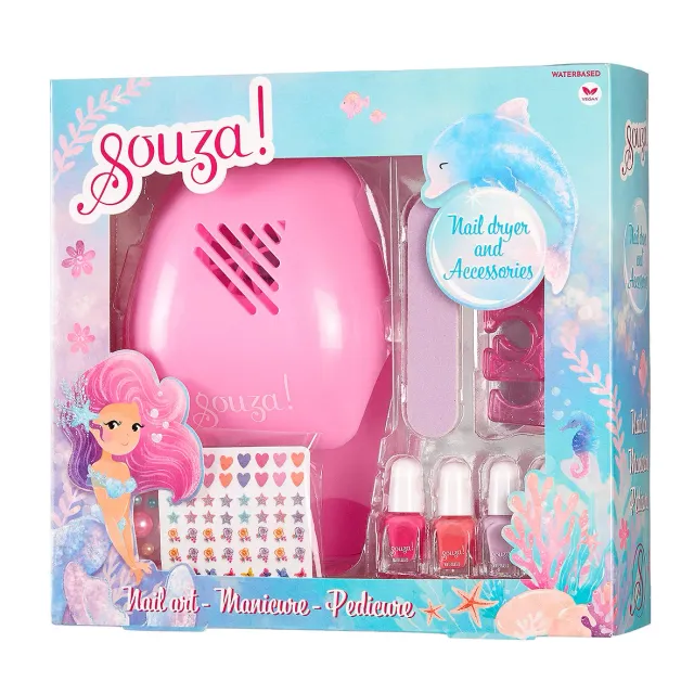 Souza! Nail Dryer set smalti bambina con asciugasmalto
