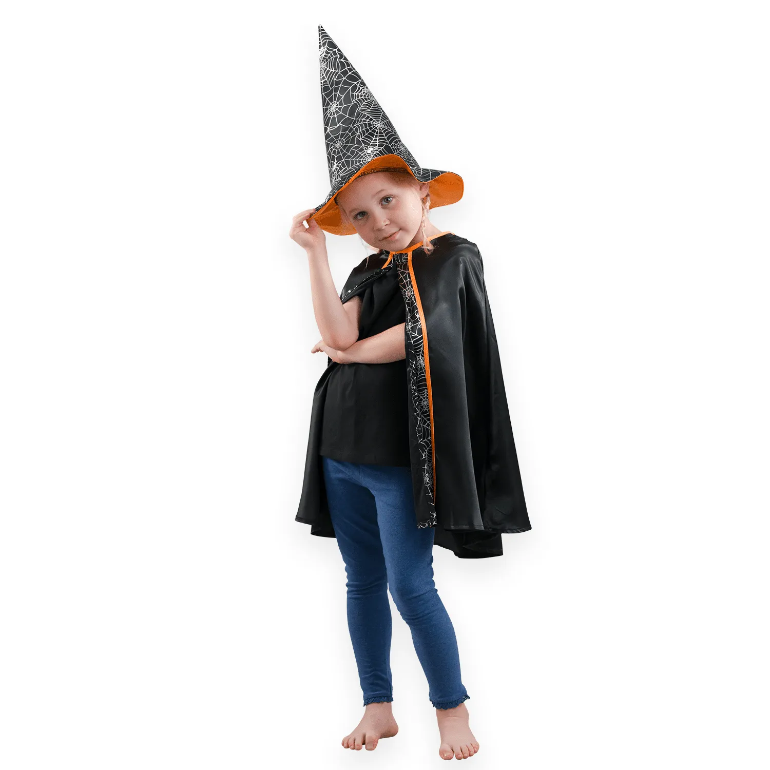 Pretend to Bee Witch costume strega bambina con cappello 3-7