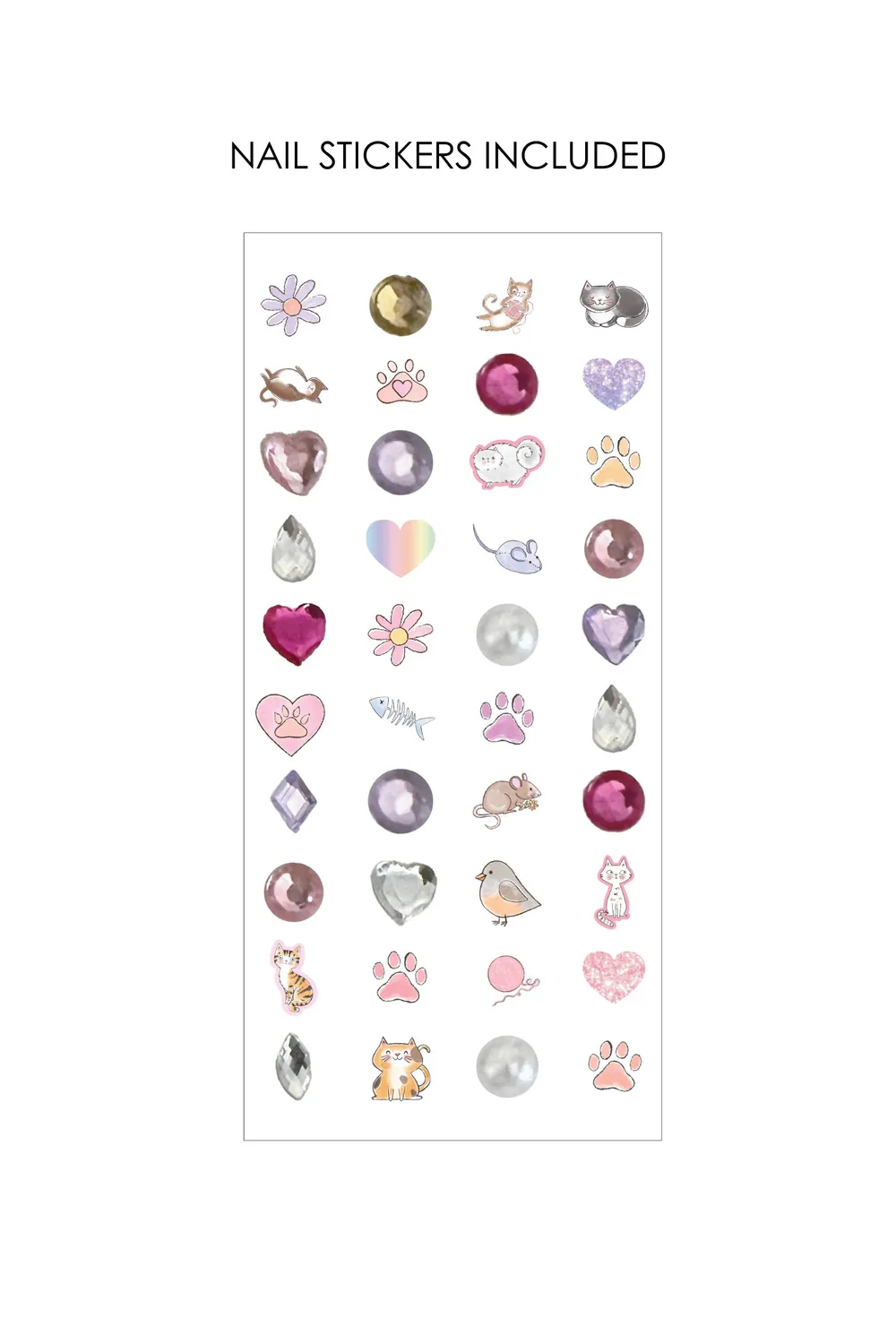 Great Pretenders Claw-some set 2 smalti + sticker gatto