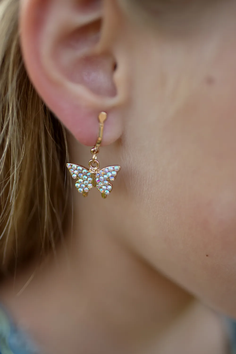 Great Pretenders Boutique Butterfly orecchini clip farfalla