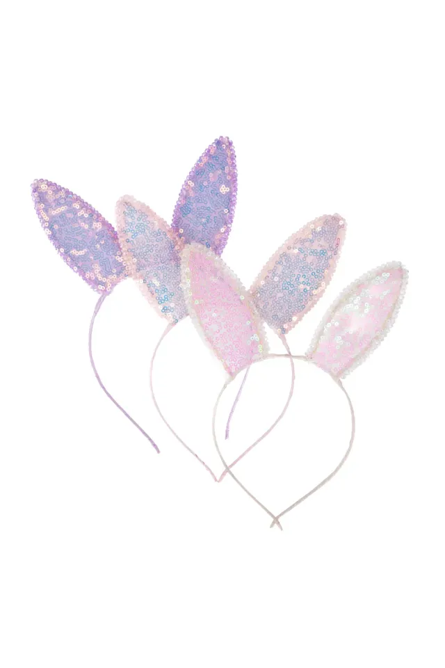 Great Pretenders Bedazzled Bunny Ears cerchietto coniglio glitter