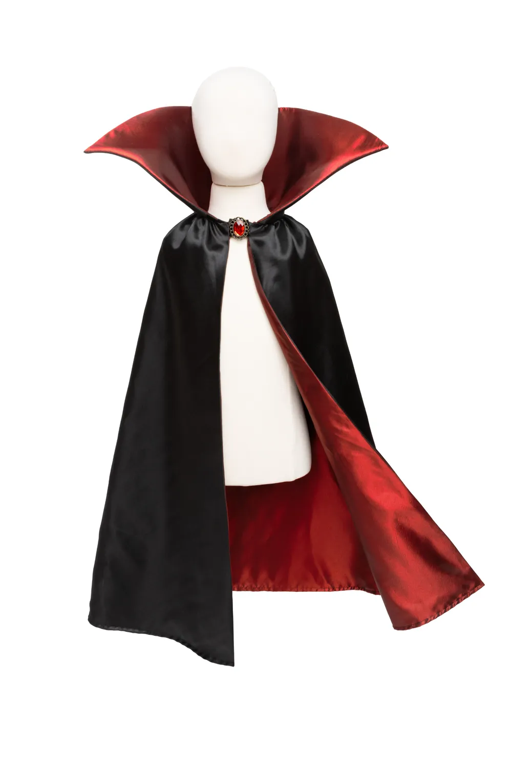 Great Pretenders Vampire Cape mantello vampiro nero-rosso